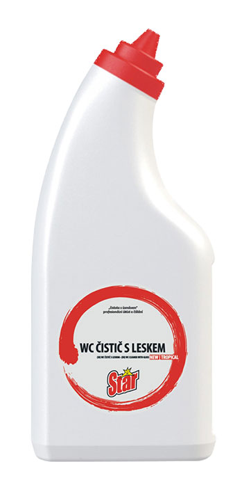 STAR WC čistič gelový s leskem 750ml Tropical